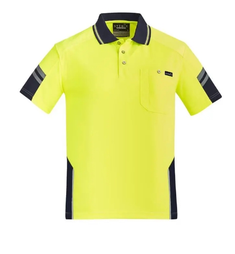 Picture of Syzmik, Mens Reinforced Hi Vis Squad S/S Polo